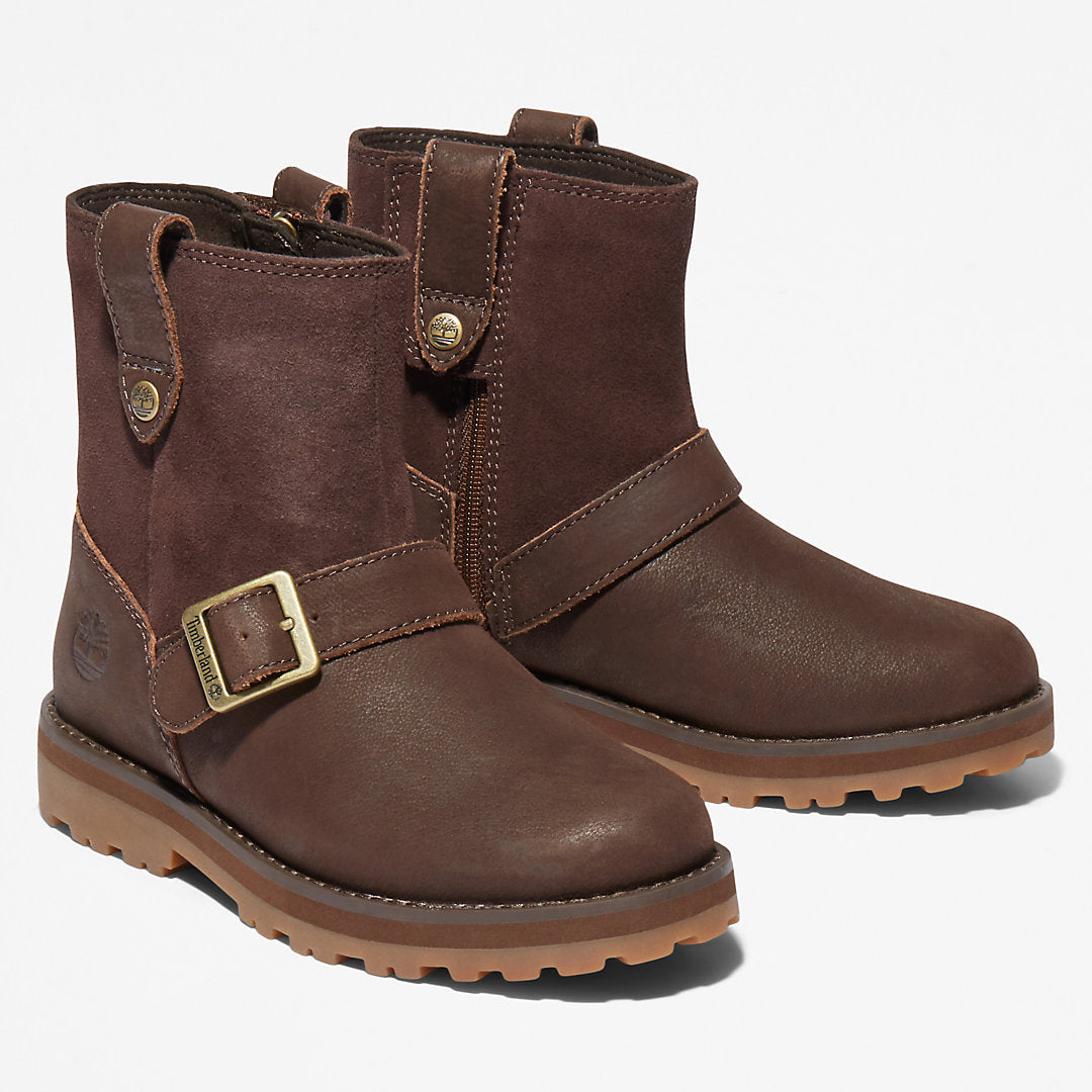 Timberland Value - Courma Kid Side-zip Winter Boot for Youth in Dark Brown