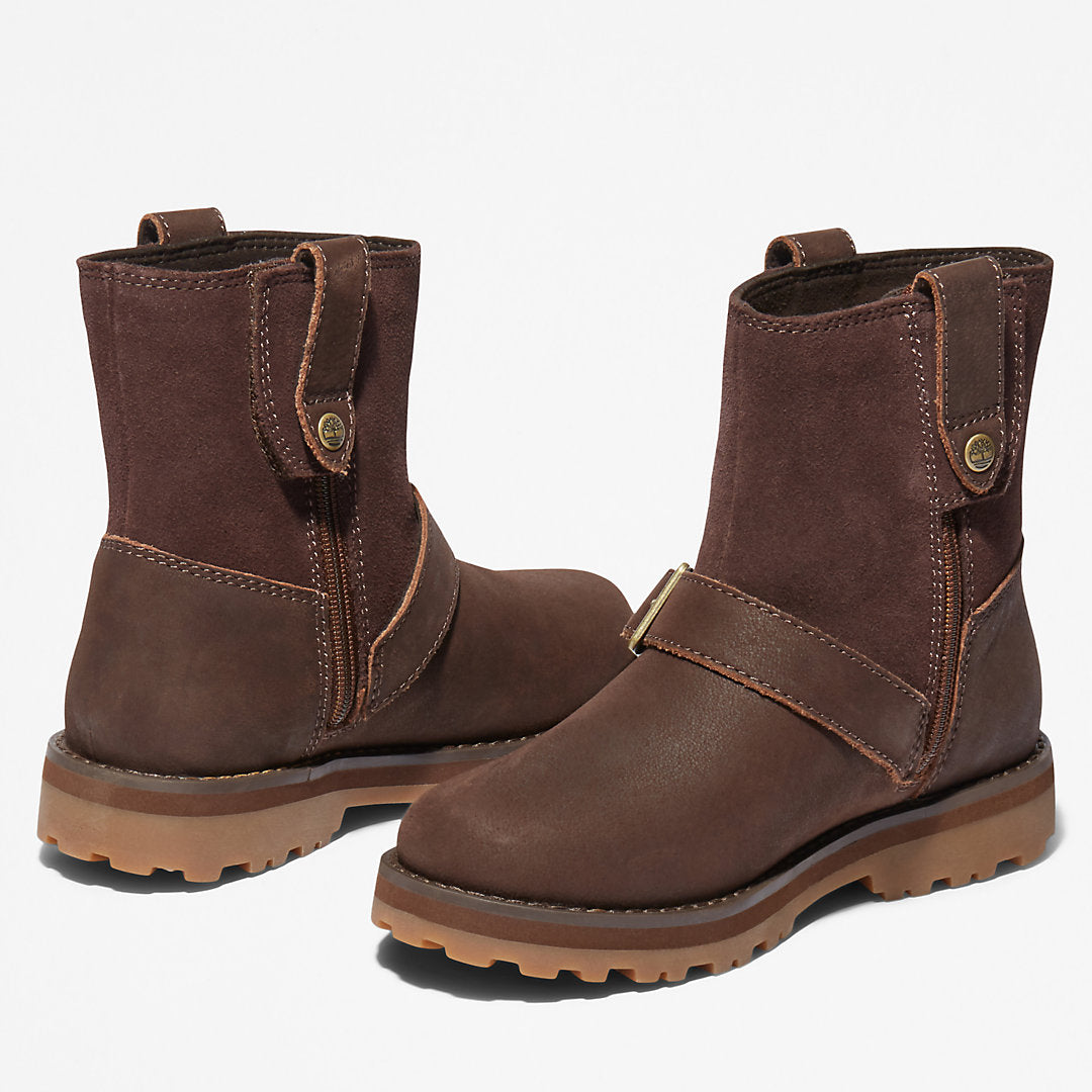 Timberland Value - Courma Kid Side-zip Winter Boot for Youth in Dark Brown