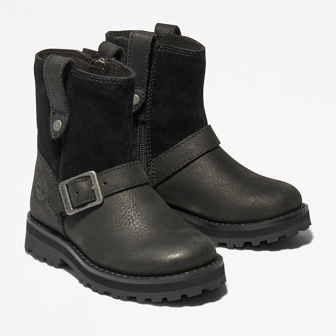 Timberland New - Courma Kid Side-zip Winter Boot for Toddler in Black