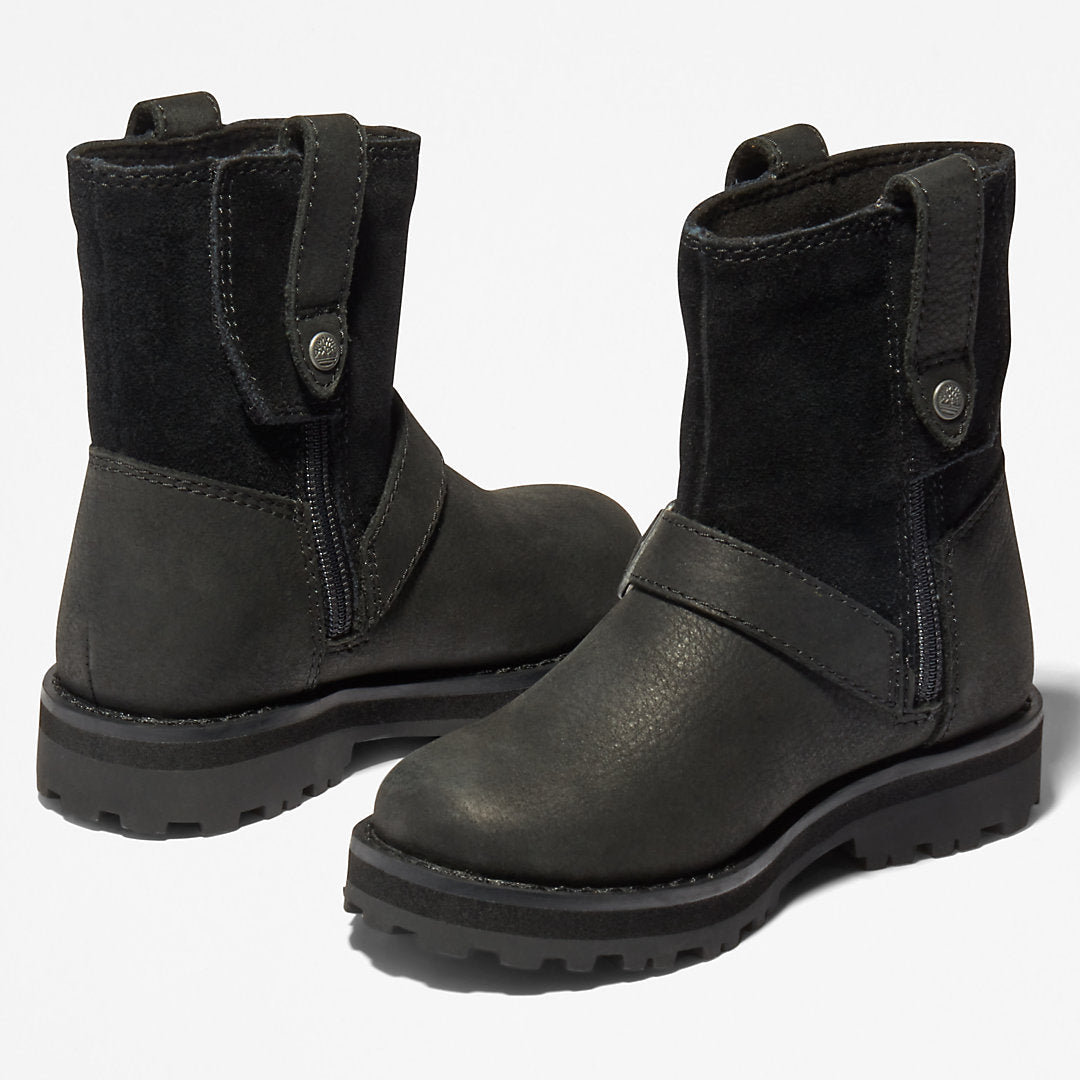 Timberland New - Courma Kid Side-zip Winter Boot for Toddler in Black