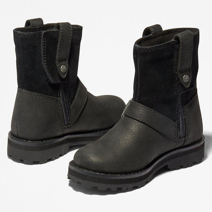Timberland New - Courma Kid Side-zip Winter Boot for Toddler in Black