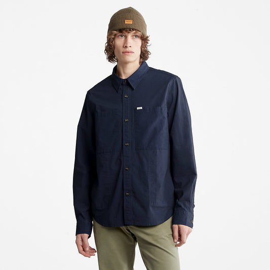 Timberland Premium - Outdoor Heritage Overshirt for Men in Navy