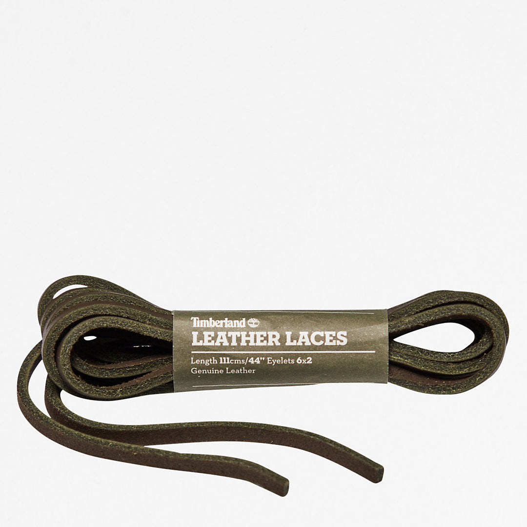 Timberland Customer Favorite - 44-inch Flat Rawhide Replacement Laces in Green