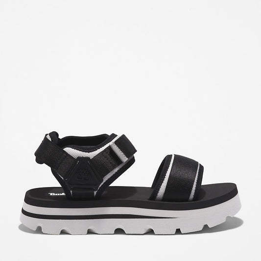Timberland Recommended - Euro Swift Ankle-Strap Sandal for Women in Monochrome Black