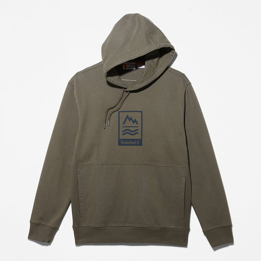 Timberland Recommended - Mountains-to-Rivers Hoodie for Men in Dark Green