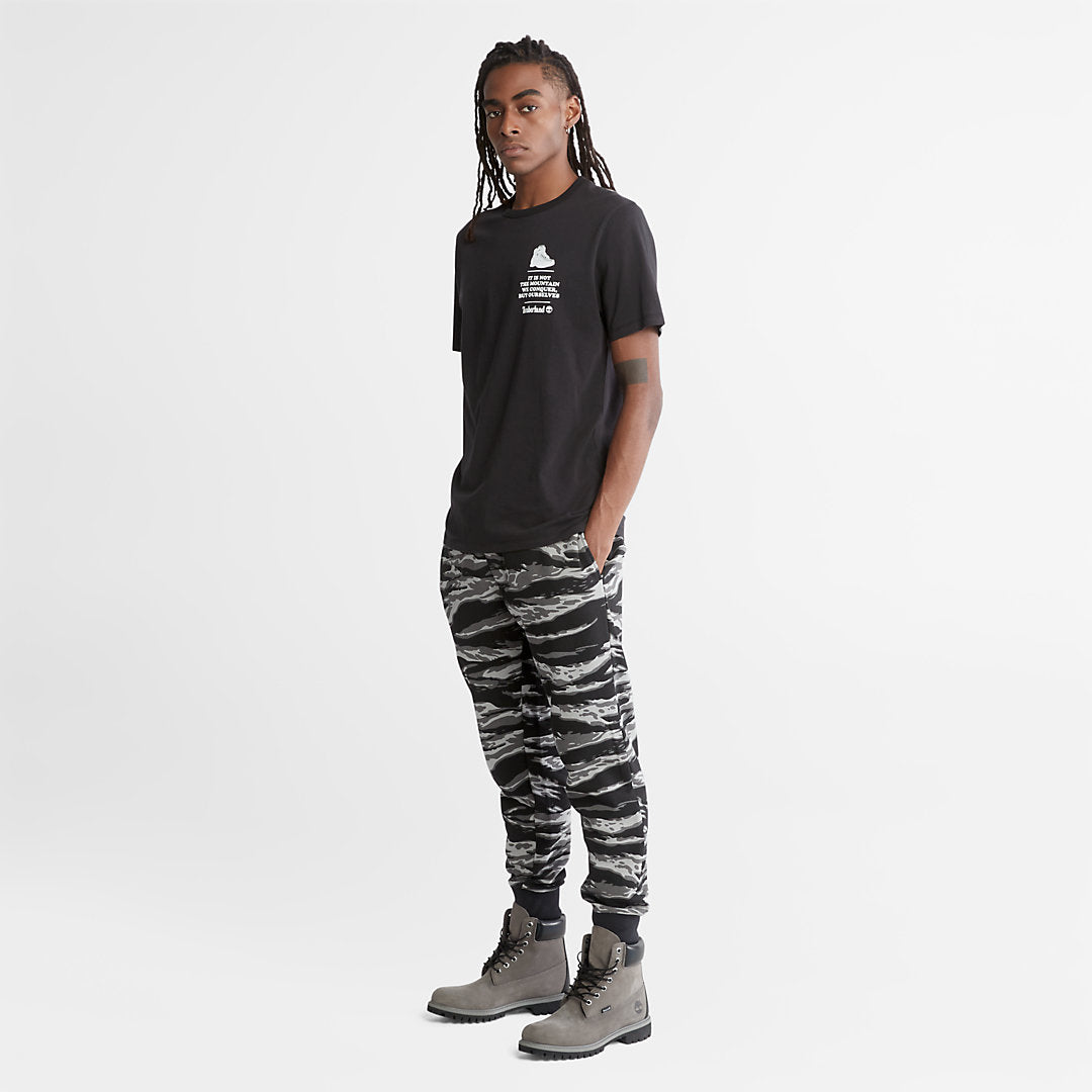 Timberland Deals - Outdoor Heritage Boot-Logo T-Shirt for Men in Black