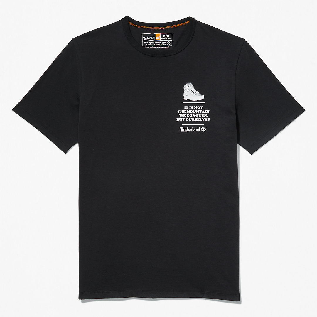 Timberland Deals - Outdoor Heritage Boot-Logo T-Shirt for Men in Black