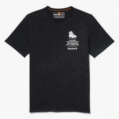 Timberland Deals - Outdoor Heritage Boot-Logo T-Shirt for Men in Black