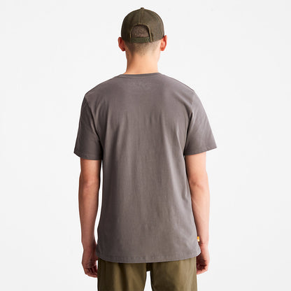 Timberland Hot Sale - Camo-Logo T-Shirt for Men in Grey