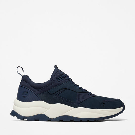 Timberland Great Value - Tree Racer Leather Trainer for Men in Navy