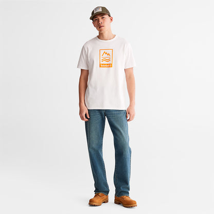 Timberland Popular - Mountains-to-Rivers T-Shirt for Men in White