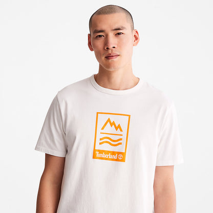 Timberland Popular - Mountains-to-Rivers T-Shirt for Men in White