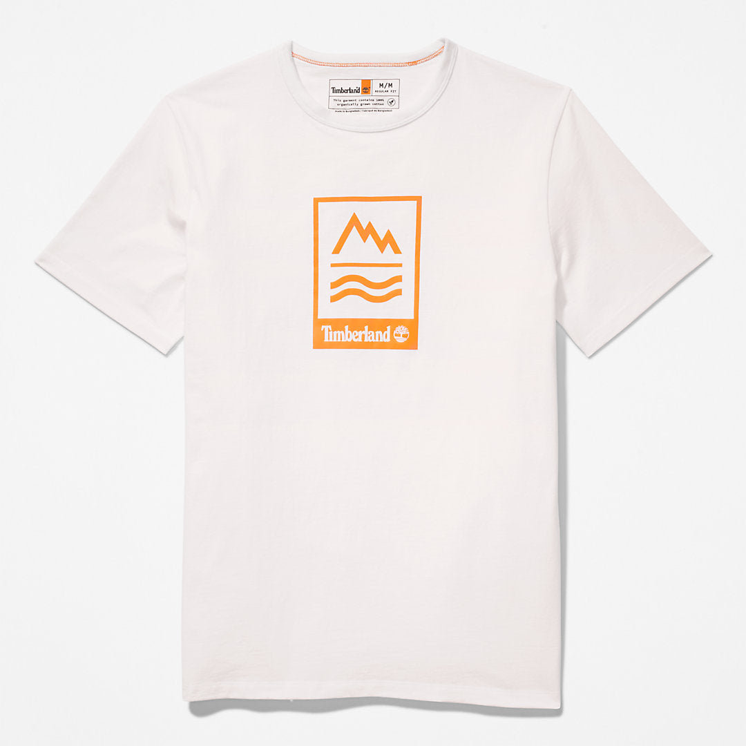 Timberland Popular - Mountains-to-Rivers T-Shirt for Men in White
