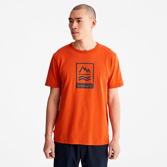 Timberland Popular - Mountains-to-Rivers T-Shirt for Men in Orange