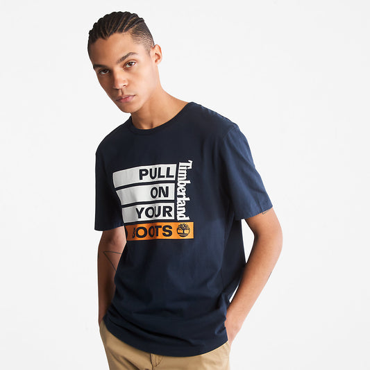 Timberland Quality - Earth Day EK+ T-Shirt for Men in Navy