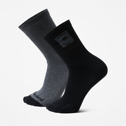 Timberland Great Value - 2-Pack Crew Socks for Men in Black