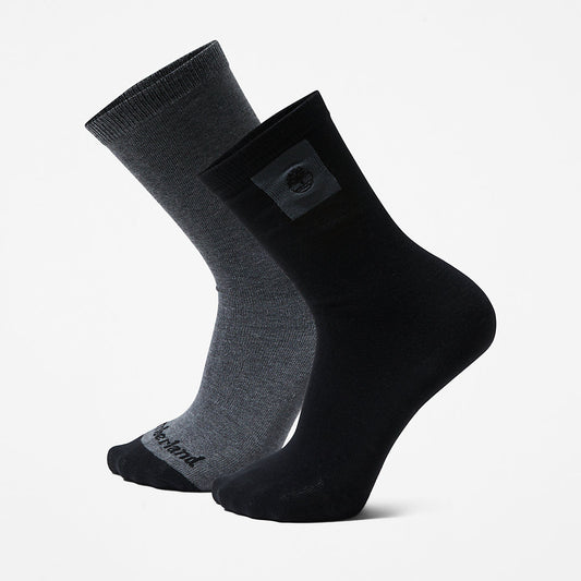 Timberland Great Value - 2-Pack Crew Socks for Men in Black