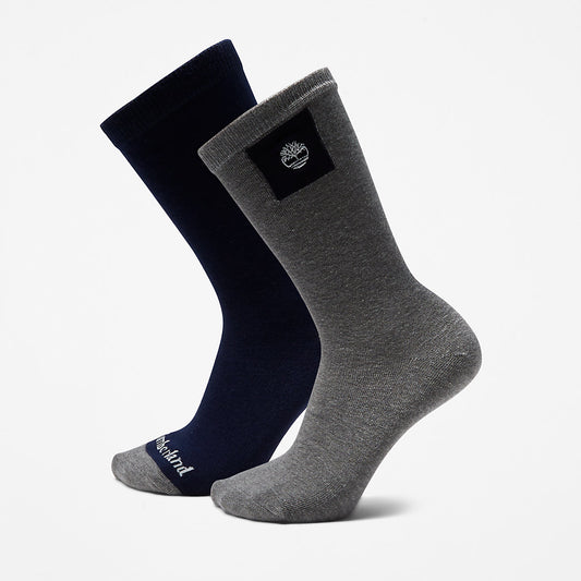 Timberland Trusted - 2-Pack Crew Socks for Men in Grey