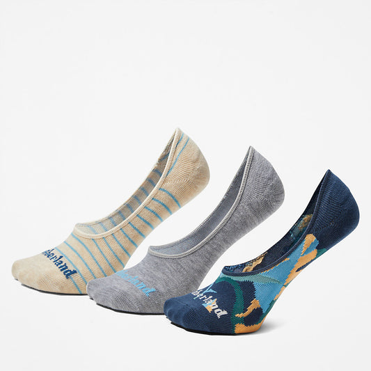 Timberland Everyday - 3-Pack Tropics No-show Socks for Women in Blue