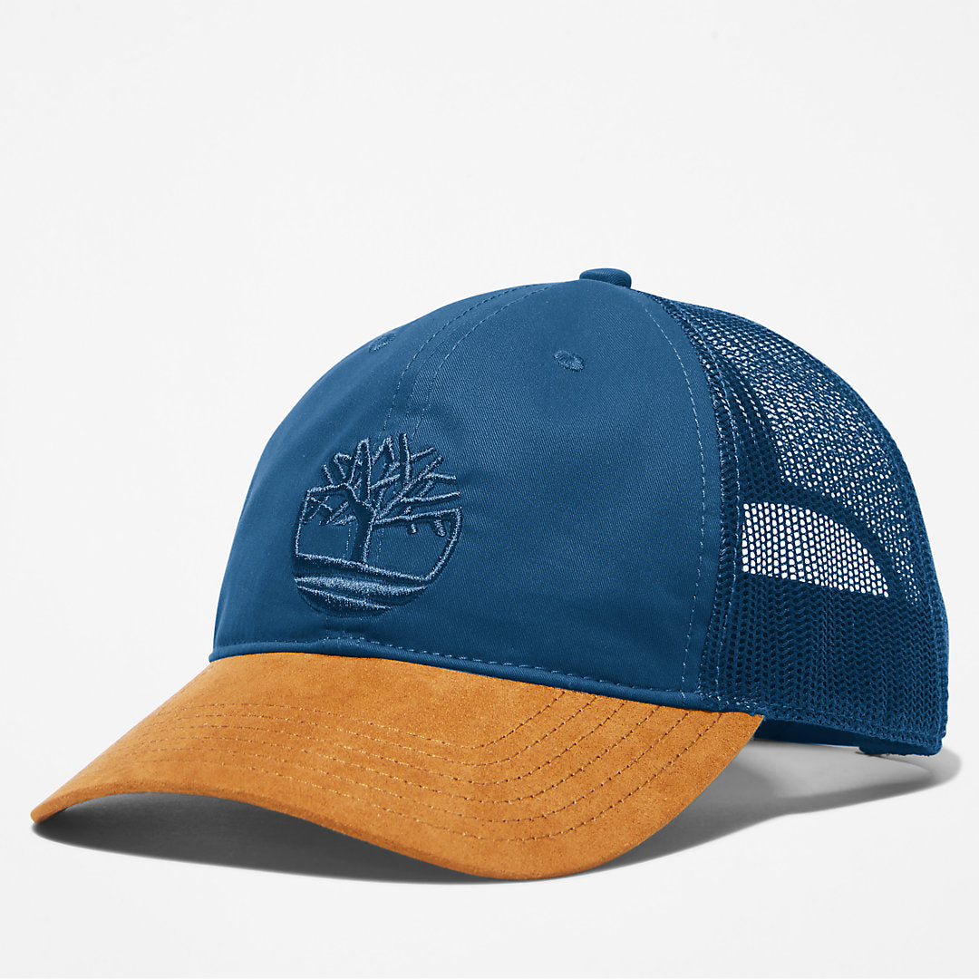 Timberland Premium - Trucker Hat with a Faux-suede Brim for Men in Blue
