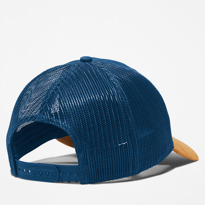 Timberland Premium - Trucker Hat with a Faux-suede Brim for Men in Blue