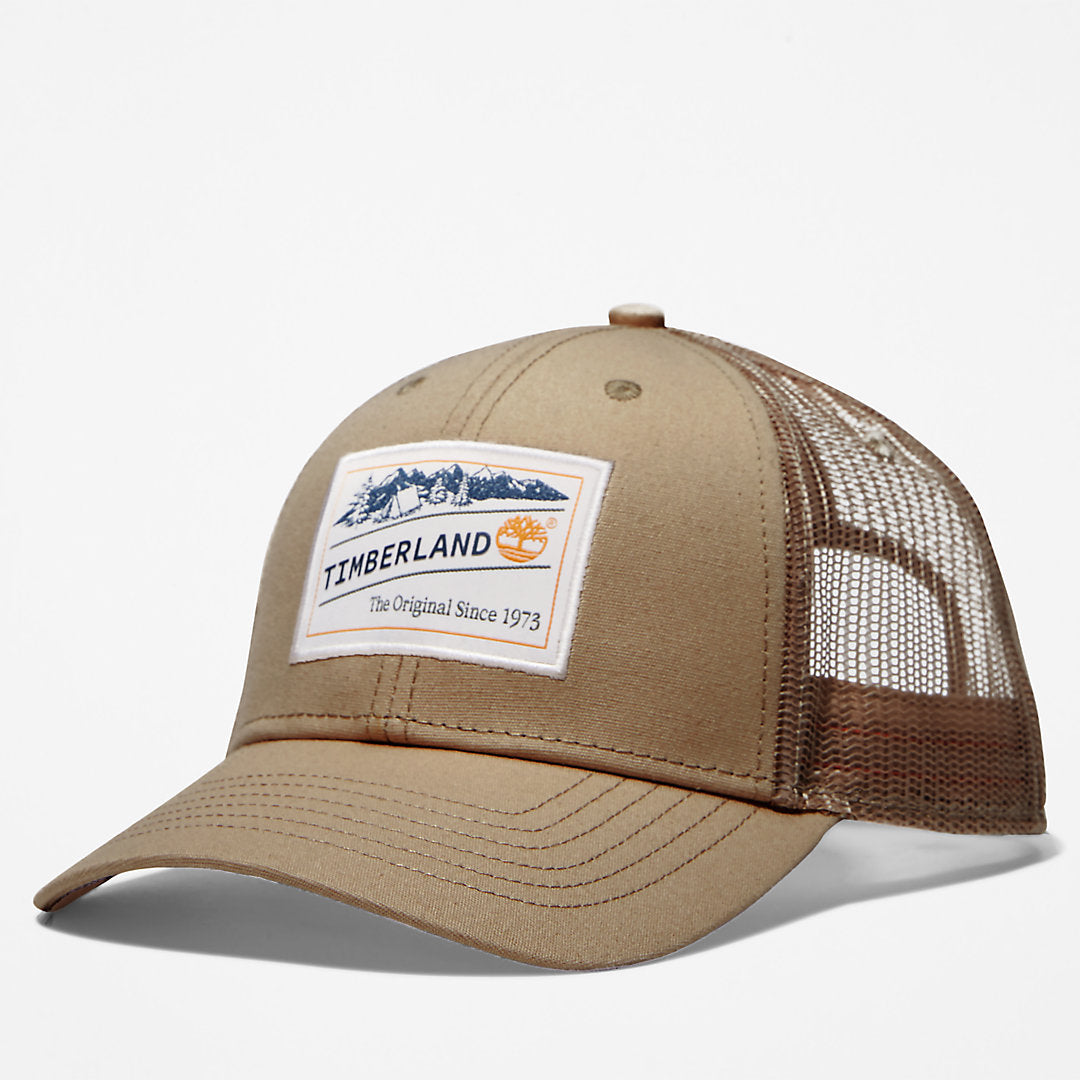 Timberland Everyday - Camping Patch Trucker Hat for Men in Beige
