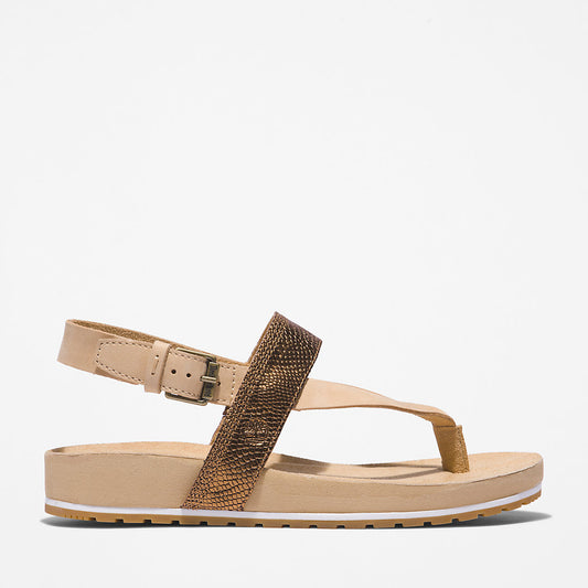 Timberland Exclusive - Malibu Beach Flip-Flop Sandal for Women in Beige
