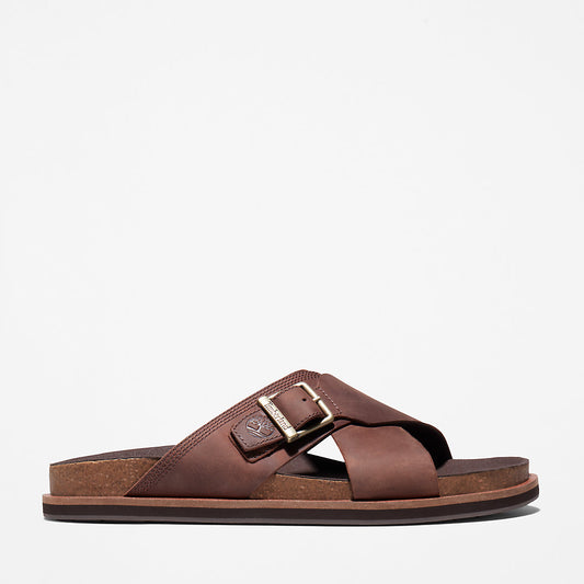 Timberland New - Amalfi Vibes Cross Slide Sandal for Men in Brown