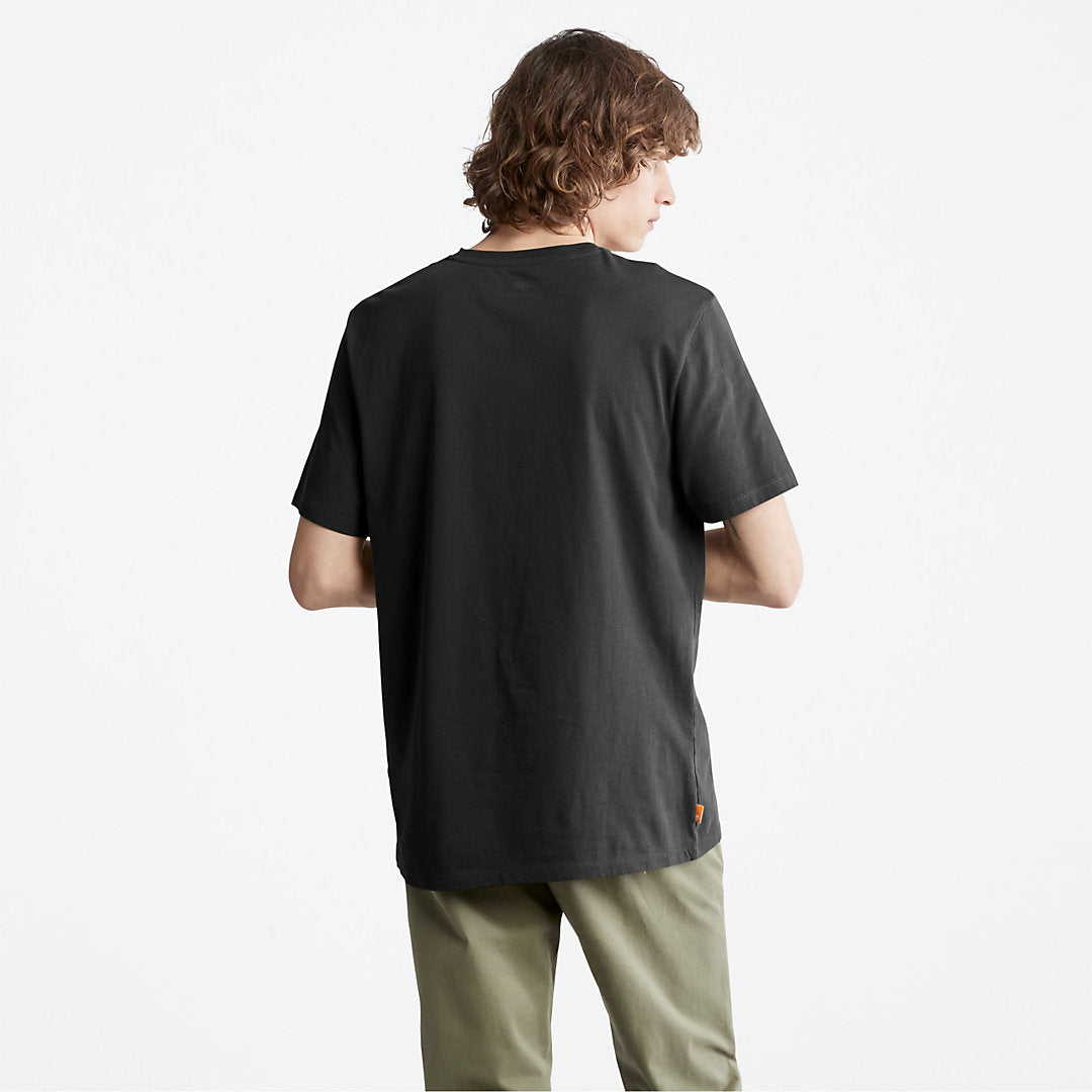 Timberland Top Pick - Camo-Logo T-Shirt for Men in Black