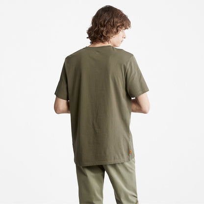 Timberland Customer Favorite - Camo-Logo T-Shirt for Men in Dark Green