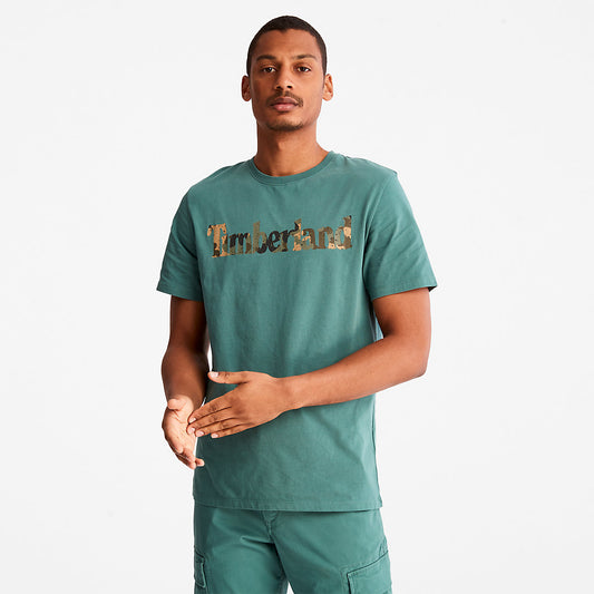 Timberland Popular - Camo-Logo T-Shirt for Men in Green