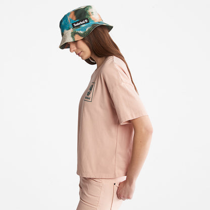Timberland Value - Back Graphic Logo T-Shirt for Women in Pink