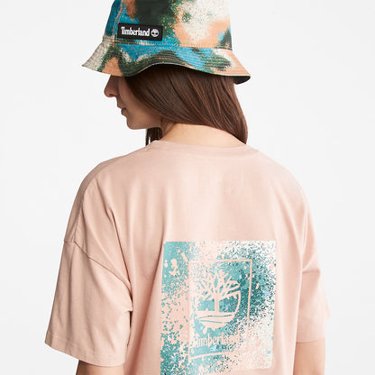 Timberland Value - Back Graphic Logo T-Shirt for Women in Pink