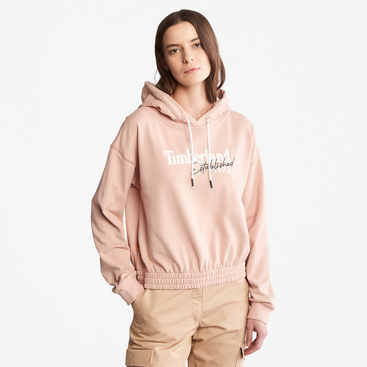 Timberland Great Value - Established 1973 Logo Hoodie for Women in Light Pink