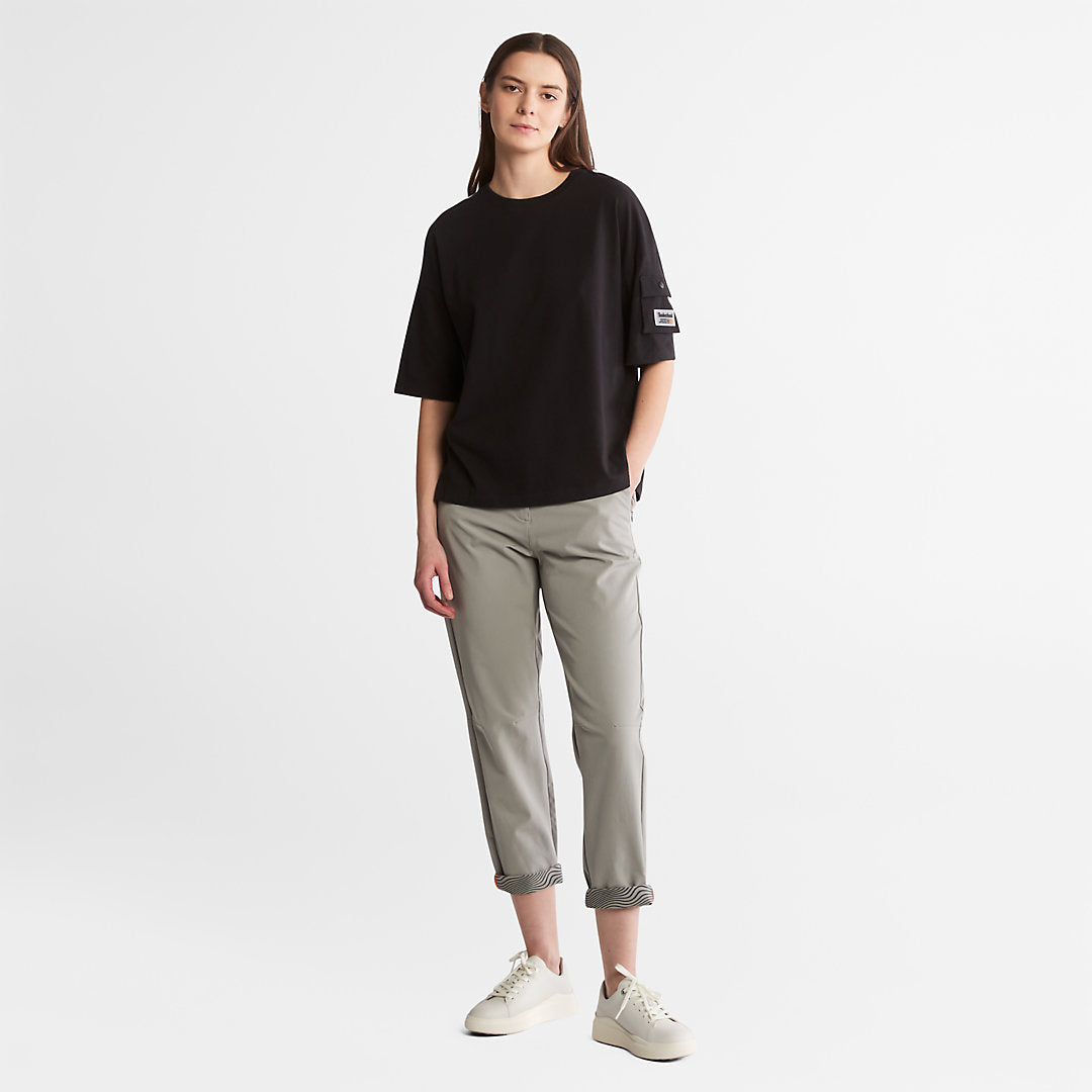 Timberland Exclusive - Progressive Utility Pocket T-Shirt for Women in Black