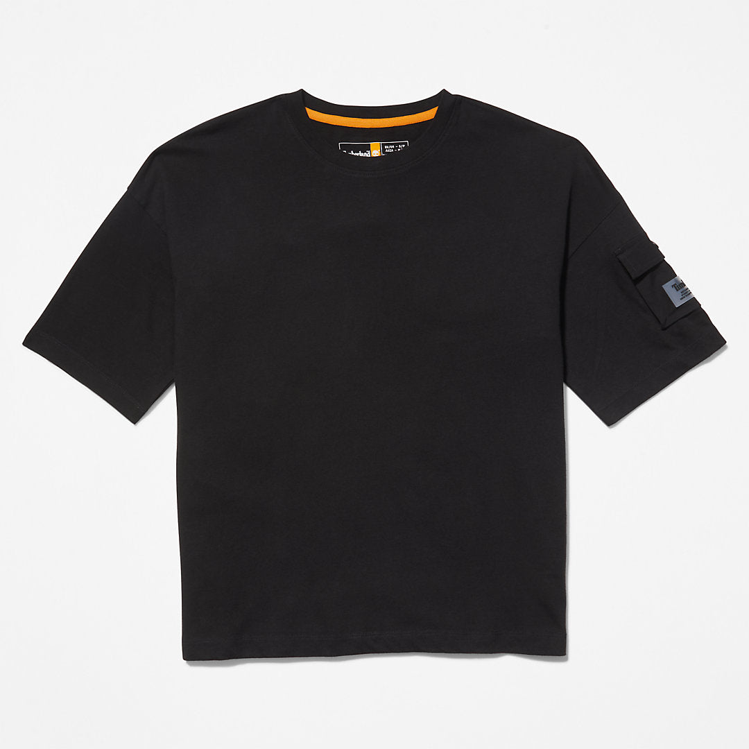 Timberland Exclusive - Progressive Utility Pocket T-Shirt for Women in Black