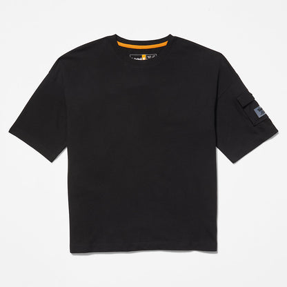 Timberland Exclusive - Progressive Utility Pocket T-Shirt for Women in Black
