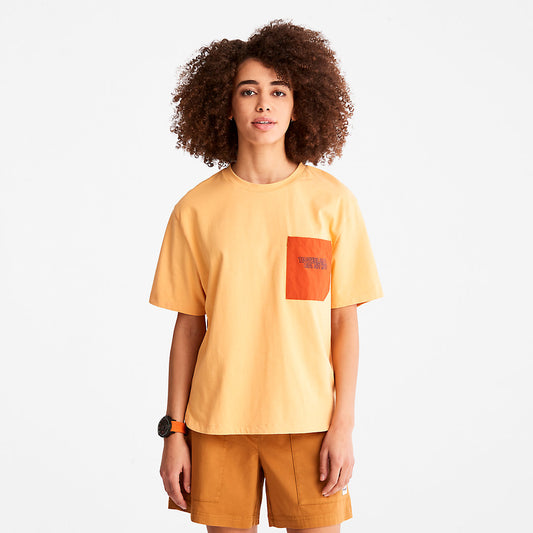 Timberland Classic - TimberCHILL™ Pocket T-Shirt for Women in Orange