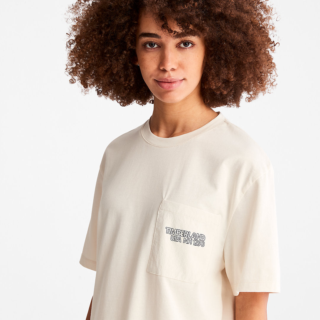 Timberland New - TimberCHILL™ Pocket T-Shirt for Women in White
