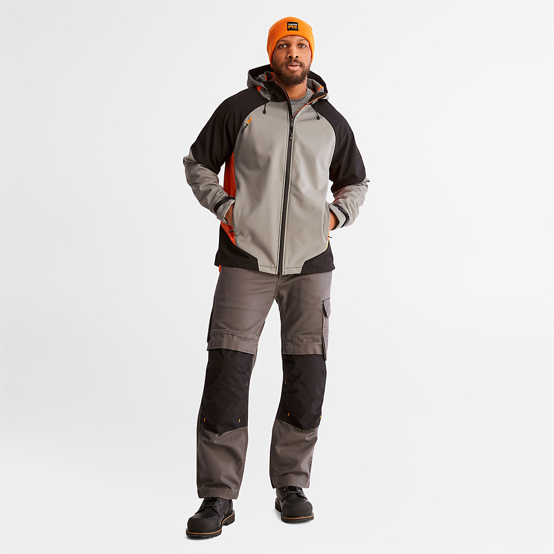 Timberland Featured - Timberland PRO® Power Zip Hooded Softshell Jacket for Men in Grey