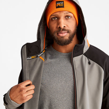 Timberland Featured - Timberland PRO® Power Zip Hooded Softshell Jacket for Men in Grey