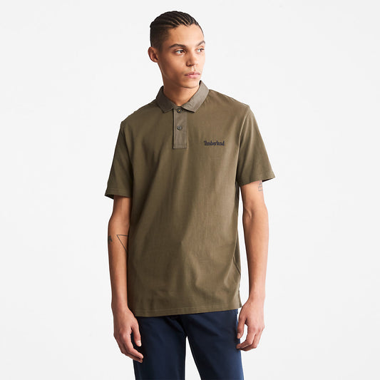 Timberland New - Outdoor Heritage Polo Shirt for Men in Dark Green