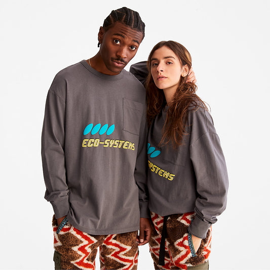 Timberland Sale - Bee Line x Timberland® Long-sleeved T-Shirt in Grey