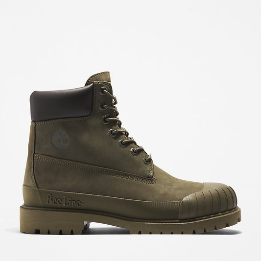 Timberland Premium - Bee Line x Timberland® 6 Inch Rubber Toe Boot for Men in Dark Green