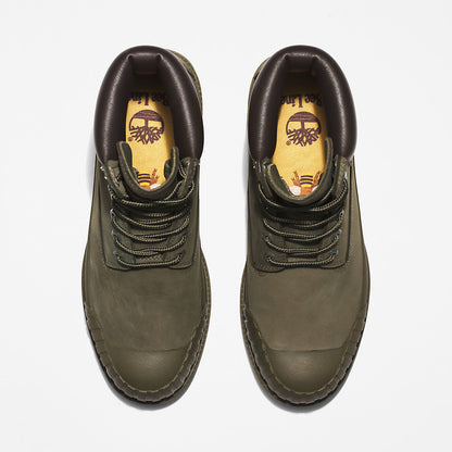 Timberland Premium - Bee Line x Timberland® 6 Inch Rubber Toe Boot for Men in Dark Green