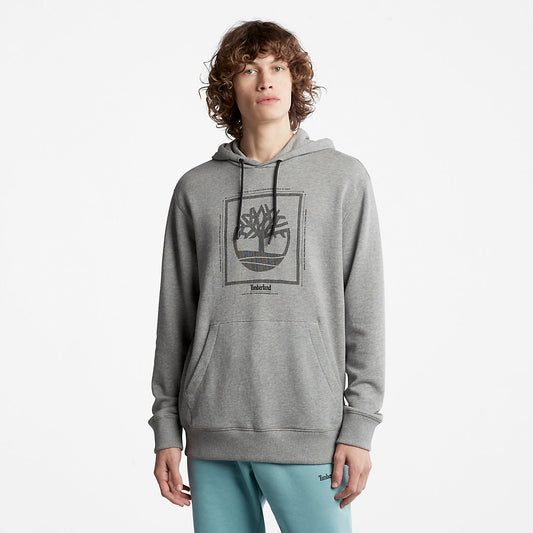 Timberland Signature - Logo Hoodie for Men in Grey