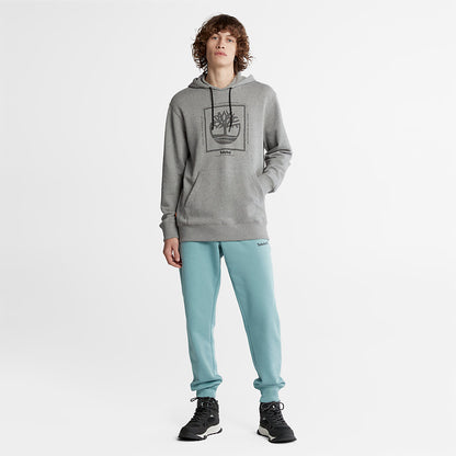 Timberland Signature - Logo Hoodie for Men in Grey