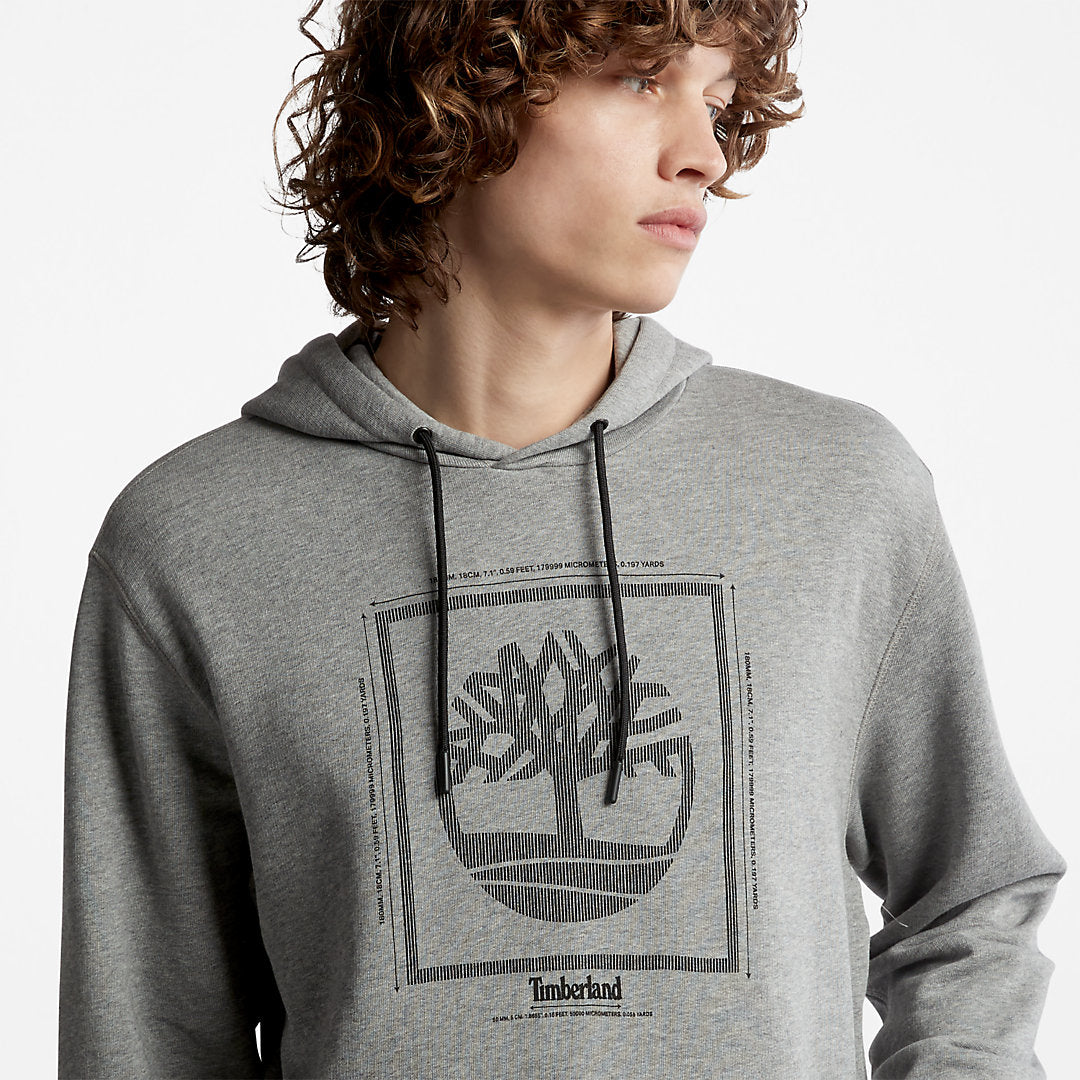 Timberland Signature - Logo Hoodie for Men in Grey