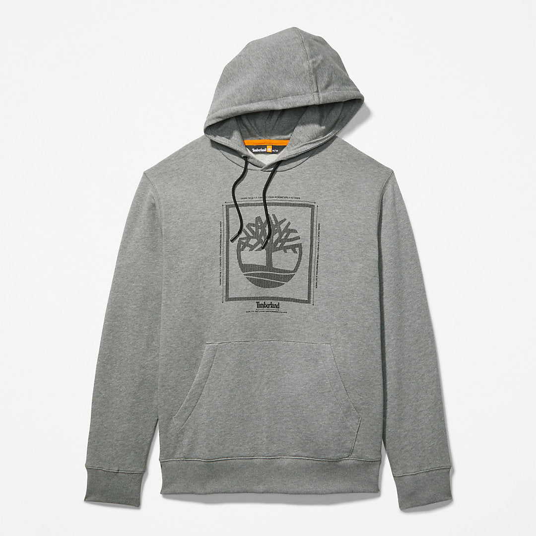 Timberland Signature - Logo Hoodie for Men in Grey