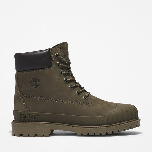 Timberland Latest - Bee Line x Timberland® 6 Inch Rubber Toe Boot for Women in Dark Green